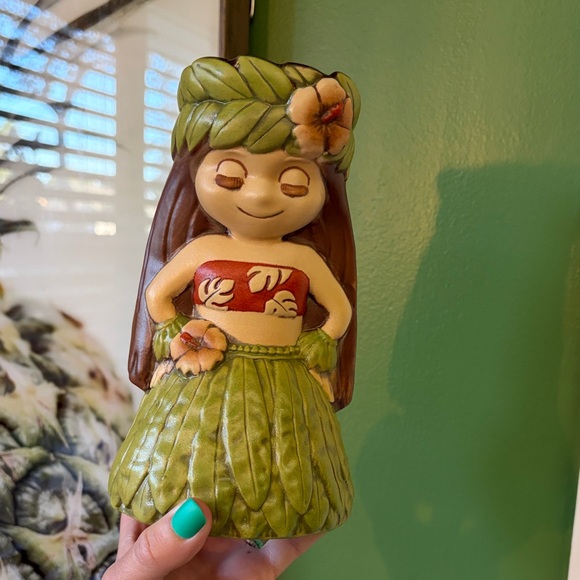 tikiland trading Other - Hula Girl Ceramic Tiki Mug “it’s a hula world”